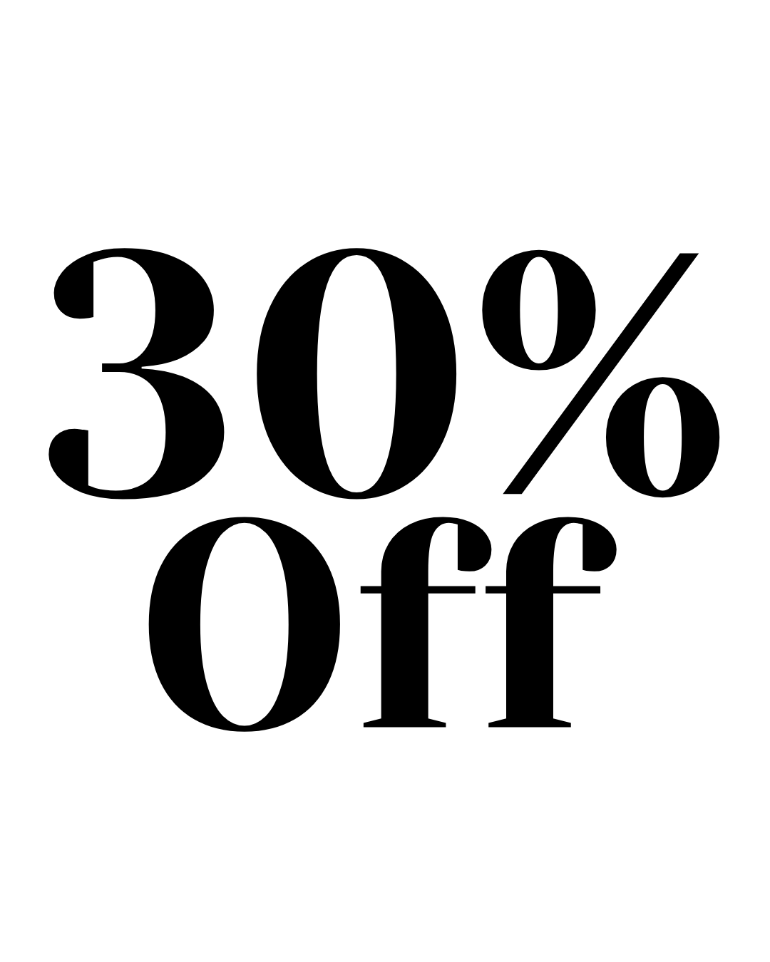30% Off
